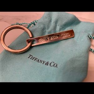 Tiffany & Co. Bar Key Ring in Sterling Silver